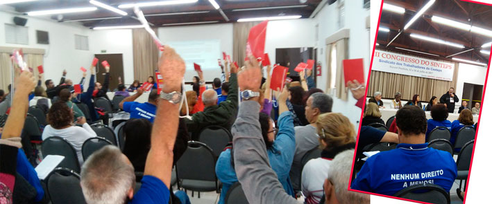 VIII Congresso do Sinteps define plano de lutas, propõe nova carreira e reforça indicativo de greve no segundo semestre