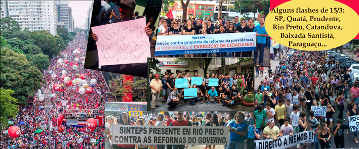 Protestos contra a reforma da Previdência: Adesão expressiva nas ETECs e FATECs sinaliza insatisfação e disposição de luta 