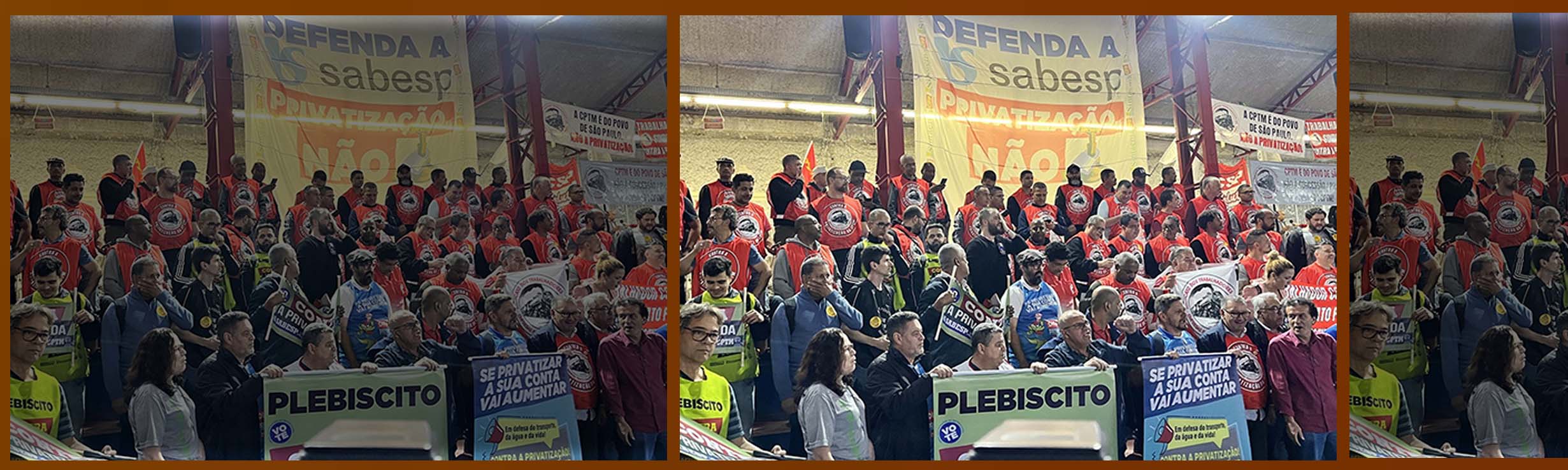 Plebiscito contra a privatização da Sabesp, Metrô e CPTM: Campanha é prorrogada e votação vai até 5/11. Veja como participar