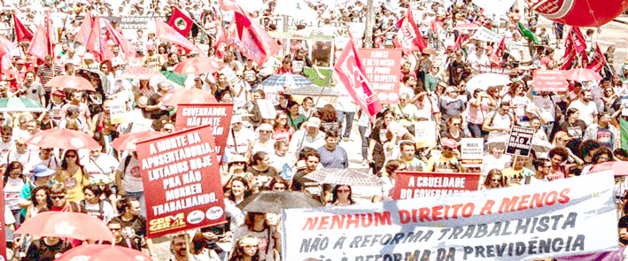 Sinteps indica: Vamos cruzar os braços em 30 de maio contra as reformas e pelas reivindicações dos trabalhadores do Centro