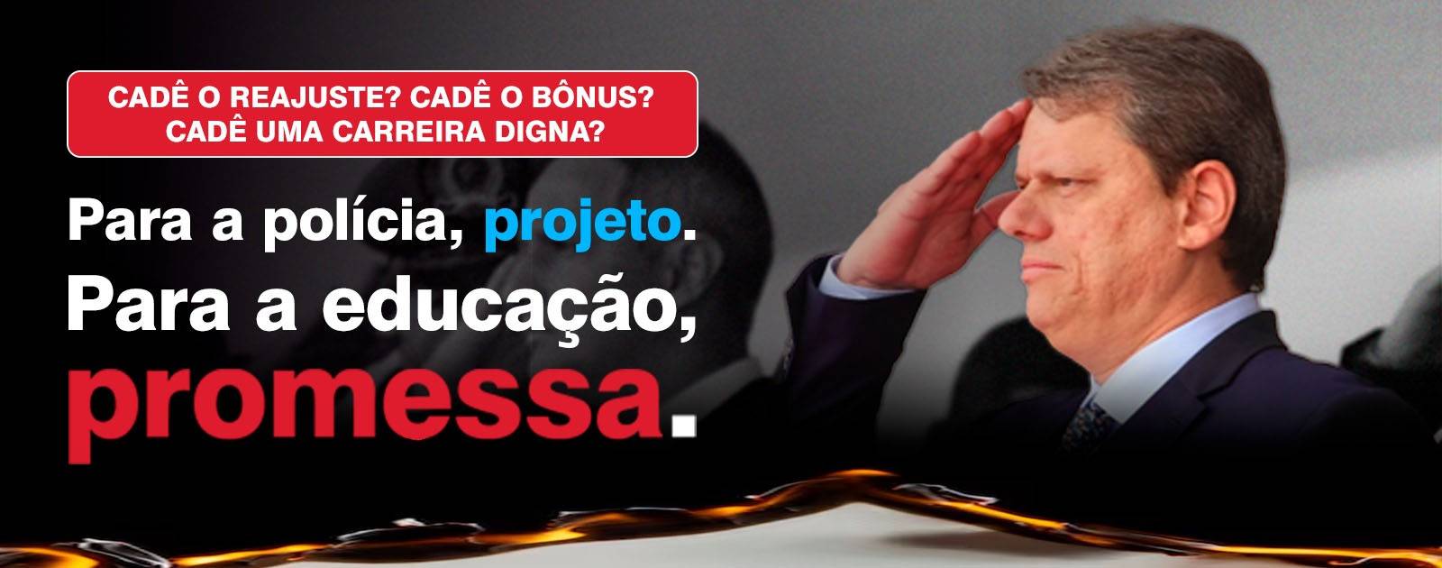 Carreira, reajuste e bônus: Sinteps cobra respostas do Centro. Aprovação de 10% às polícias a toque de caixa mostra desrespeito do governo Tarcísio com o funcionalismo Carreira, reajuste e bônus: Sinteps cobra respostas do Centro. Aprovação de 10% às polícias a toque de caixa mostra desrespeito do governo Tarcísio com o funcionalismo