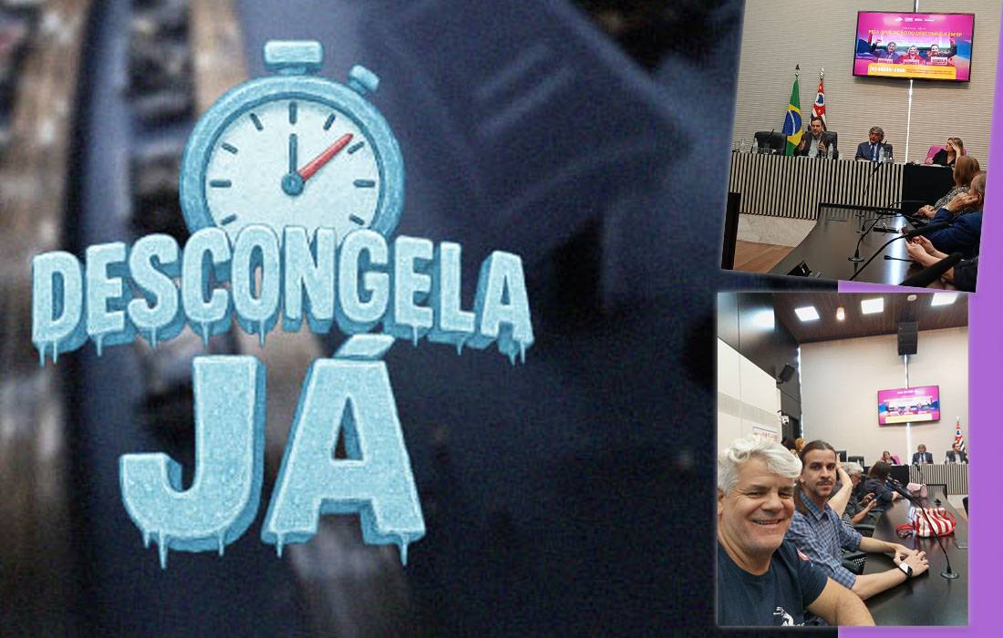 Sinteps cobra aplicação da Lei do “Descongela Já” e reforça apoio à regulamentação na Alesp Sinteps cobra aplicação da Lei do “Descongela Já” e reforça apoio à regulamentação na Alesp